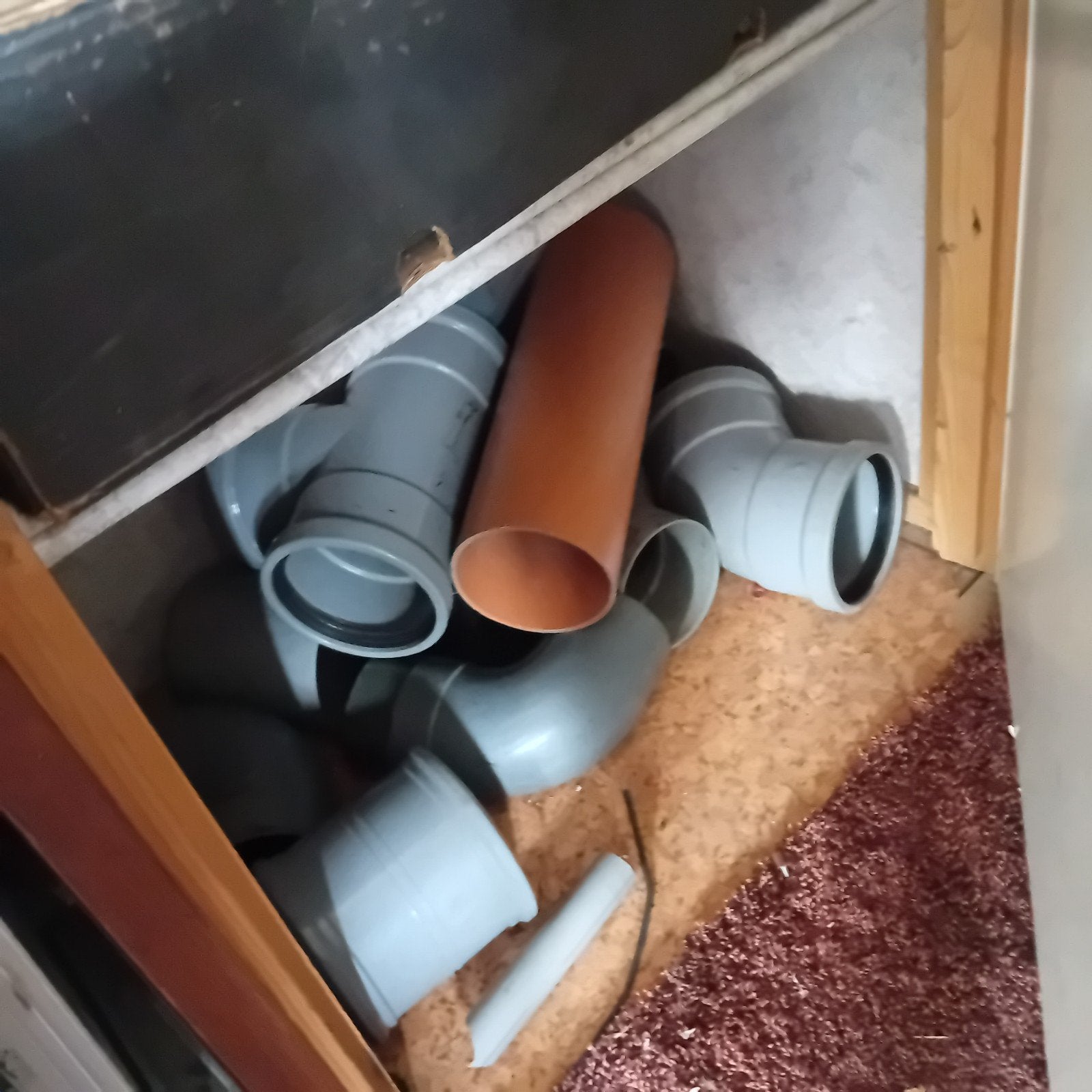 Diverse PVC afvoerbuizen en bochten, Afvoer, Gebruikt, Pvc, Ophalen of Verzenden