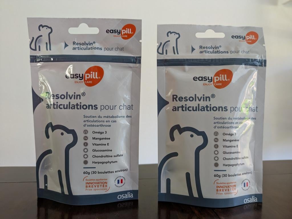 Easypill Resolvin Joints voor katten - 2x60 st - INCL. VRZND, Ophalen of Verzenden, Kat