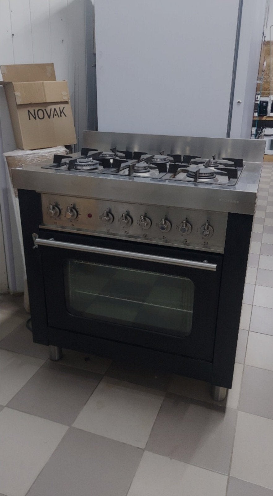 Bosch Solitaire Gasfornuis met oven, Ophalen