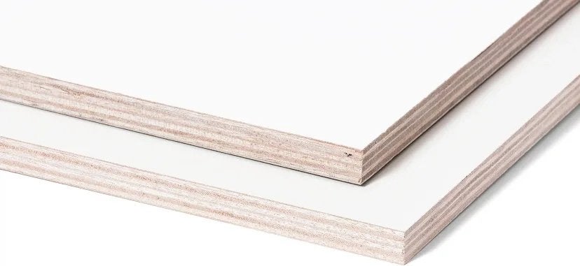 GEZOCHT: Okoume 12mm wit gegrond 105x35cm reststuk, Ophalen, Zo goed als nieuw, Multiplex