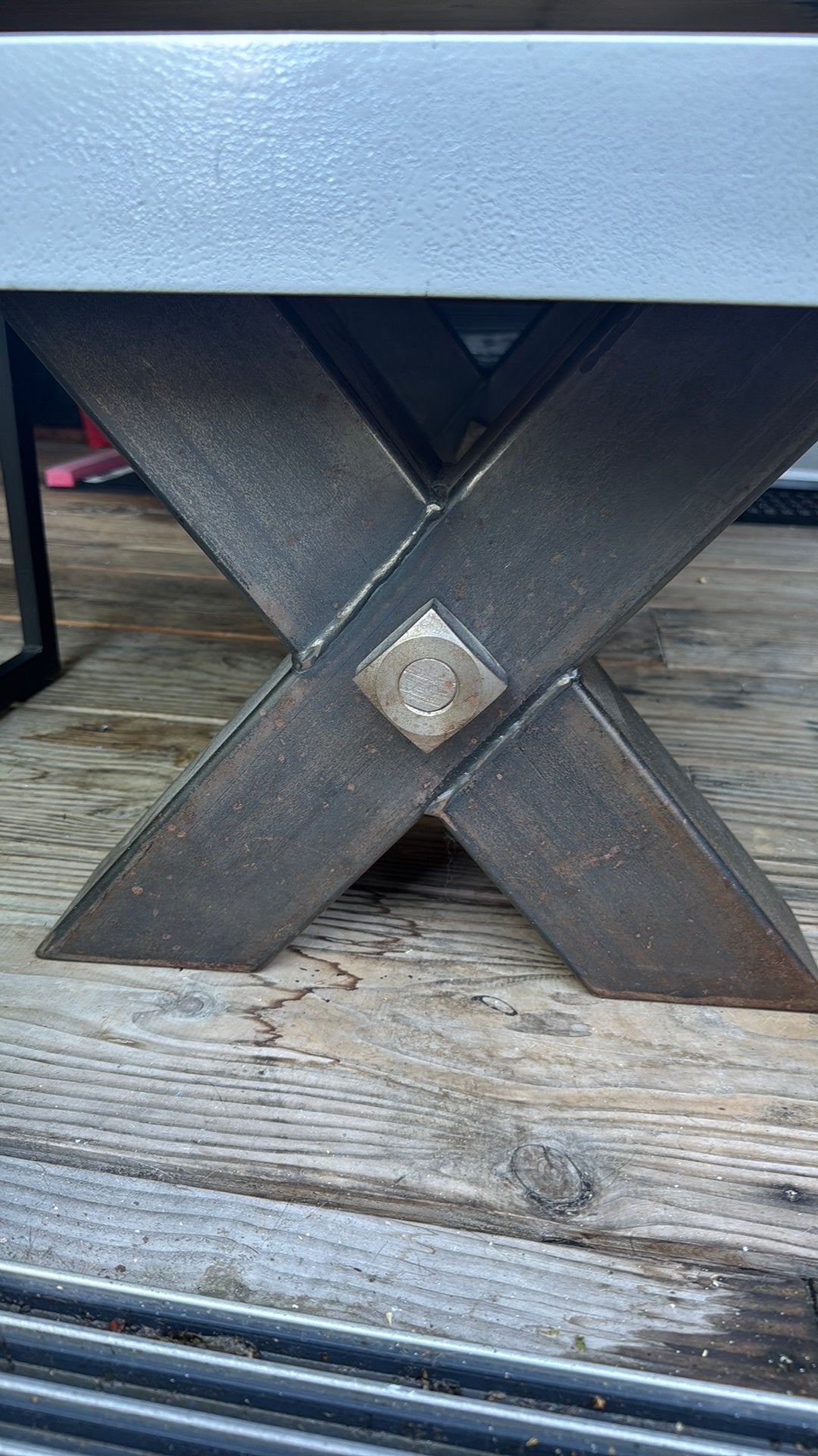 Eetafel met bijpassende salontafel, Ophalen, Gebruikt, 200 cm of meer, 50 tot 100 cm