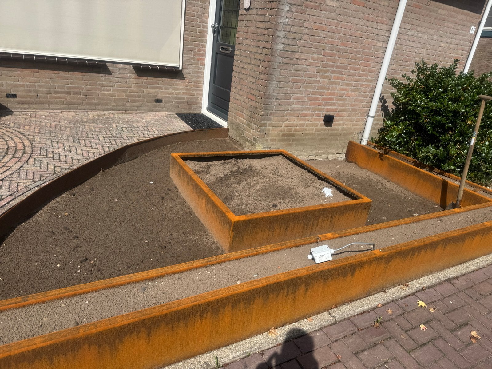 Cortenstaal plantenbak nieuw 130x130x40 cm, Tuin en Terras, Ophalen, 100 cm of meer, Vierkant, Nieuw