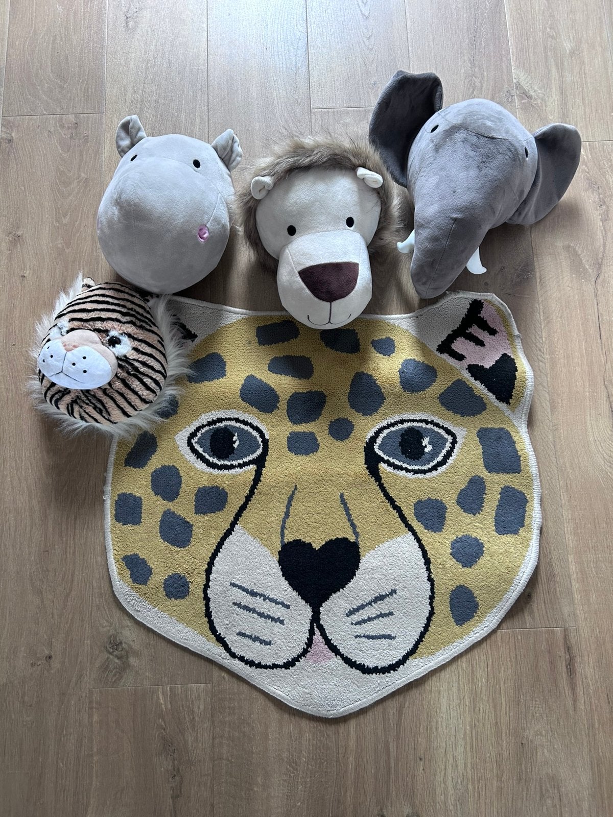 Dierenhoofden knuffel babykamet jungle, Ophalen, Zo goed als nieuw, Overige typen