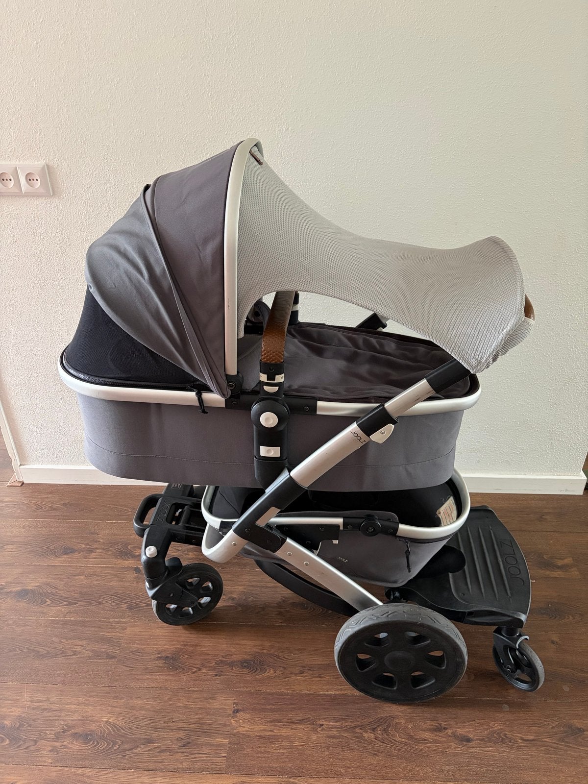 Joolz Geo2 kinderwagen compleet met accessoires, Gebruikt, Combiwagen, Verstelbare duwstang, Ophalen
