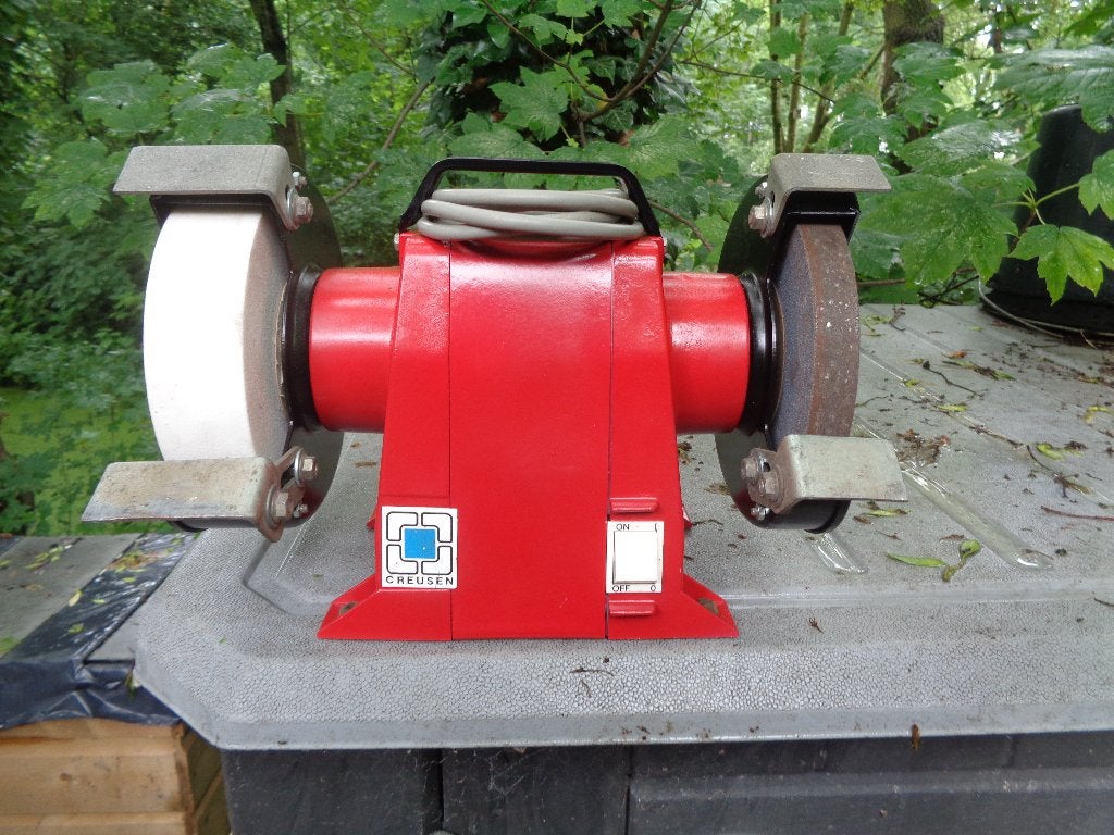 Creusen DS 7150 TS slijpmachine, Doe-het-zelf en Verbouw, Ophalen of Verzenden, Gebruikt, Minder dan 700 watt, Werkbankslijpmachine