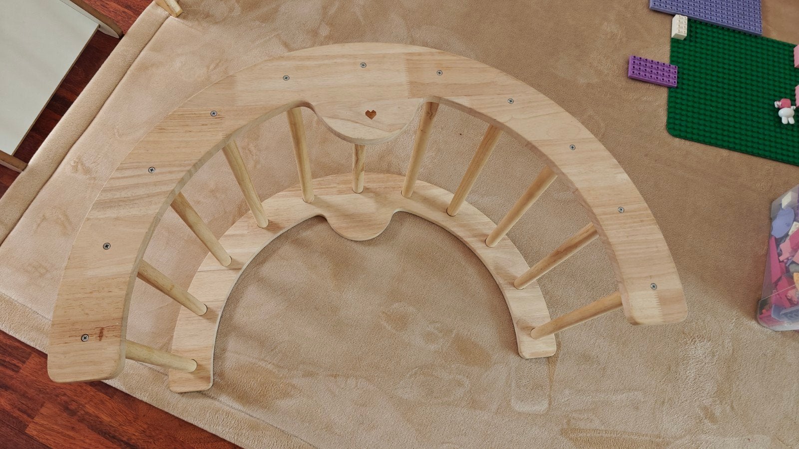 Houten Montessori Wobbelboard / Balansbord voor Kinderen, Ophalen of Verzenden, Zo goed als nieuw, Jongen of Meisje