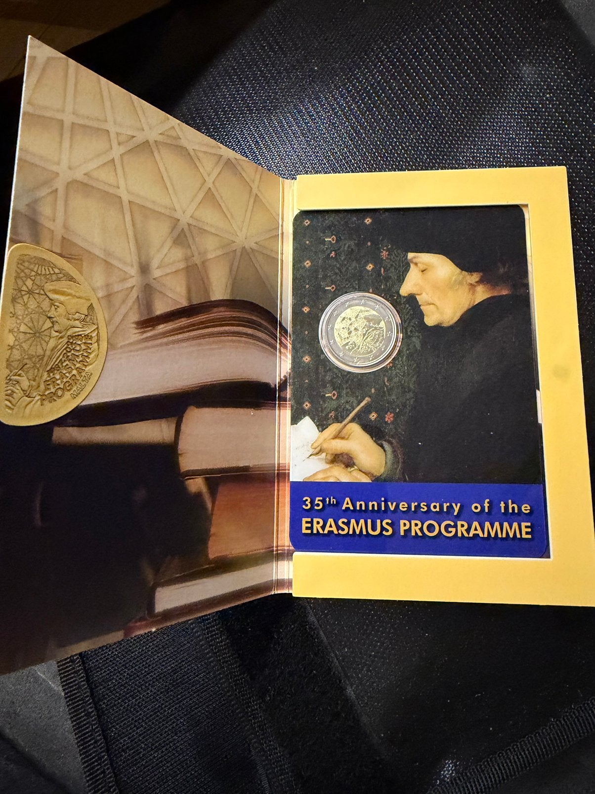 Zeldzame 2 euro erasmus Malta 2002, Ophalen of Verzenden, Malta, 2 euro