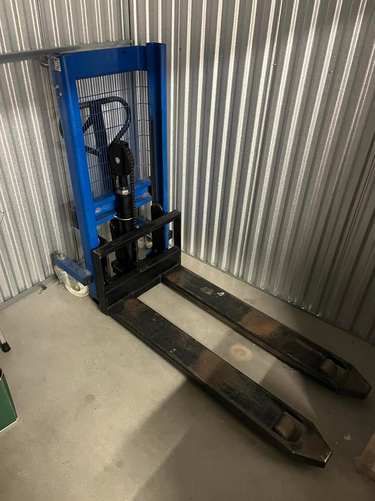 Handstapelaar / Palletwagen / palletlift, Ophalen of Verzenden, Gebruikt
