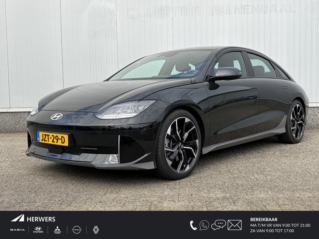 Hyundai IONIQ 6 Connect 77.4 kWh / SOH 100%/ Warmtepomp / CC, Auto's, Automaat, 228 pk, Gebruikt, 1885 kg