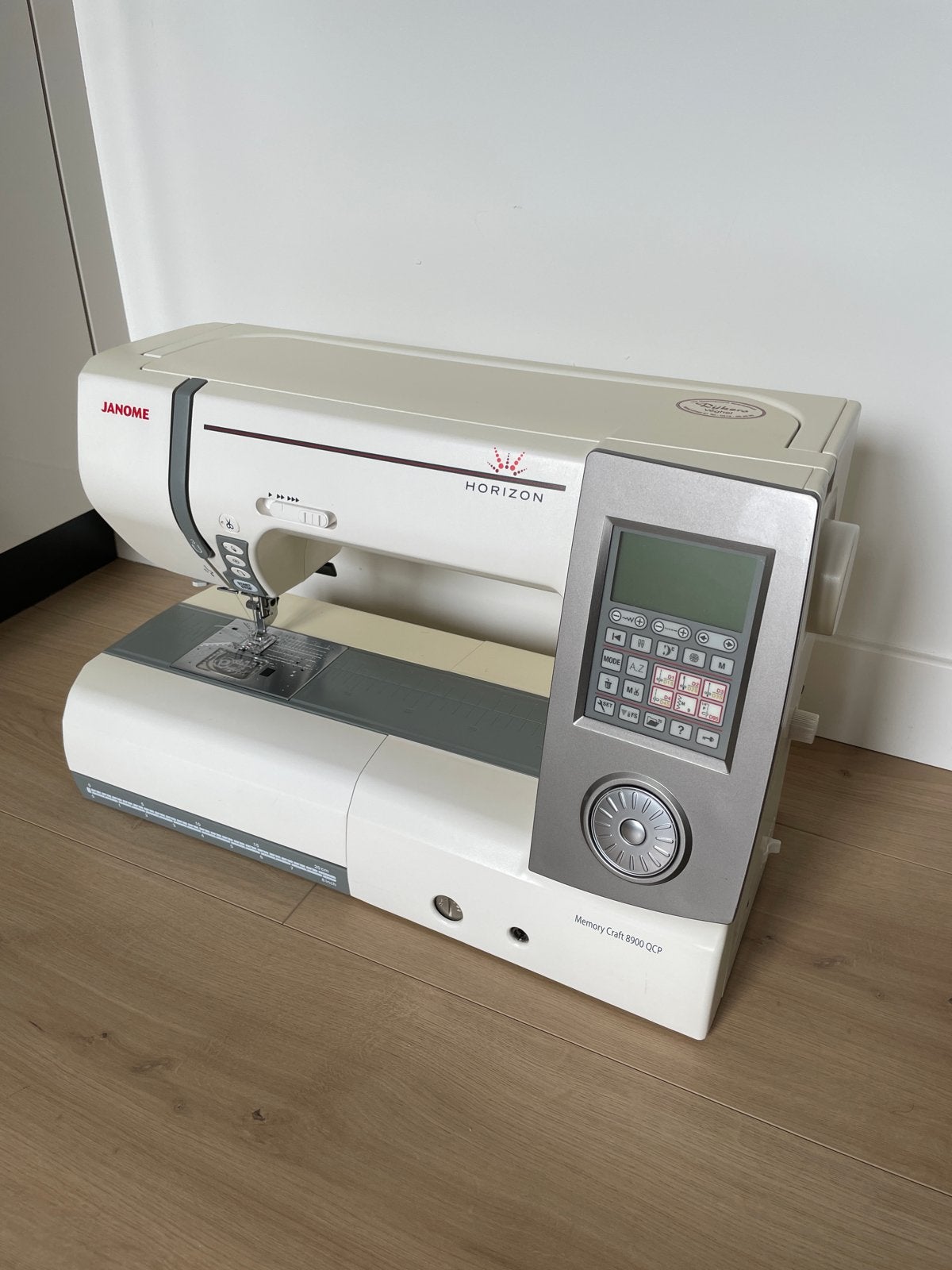 Janome Horizon Memory Craft 8900 QCP - Naaimachine, Hobby en Vrije tijd, Naaimachines en Toebehoren, Ophalen, Zo goed als nieuw