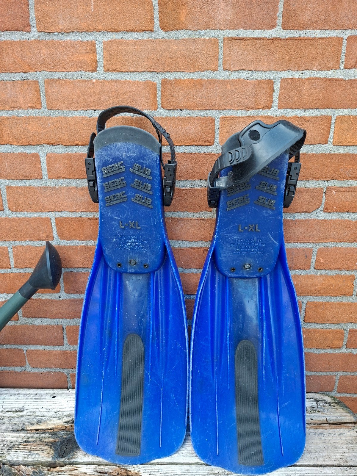 Seac Sub Duikvliezen L-XL (kan tot maat 48), Watersport en Boten, Duiken, Gebruikt, Zwem- of Duikvliezen, Ophalen of Verzenden