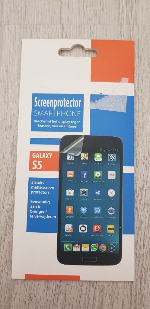 Screenprotector smartphone Galaxy S5, Ophalen of Verzenden, Nieuw, Galaxy S5, Screenprotector