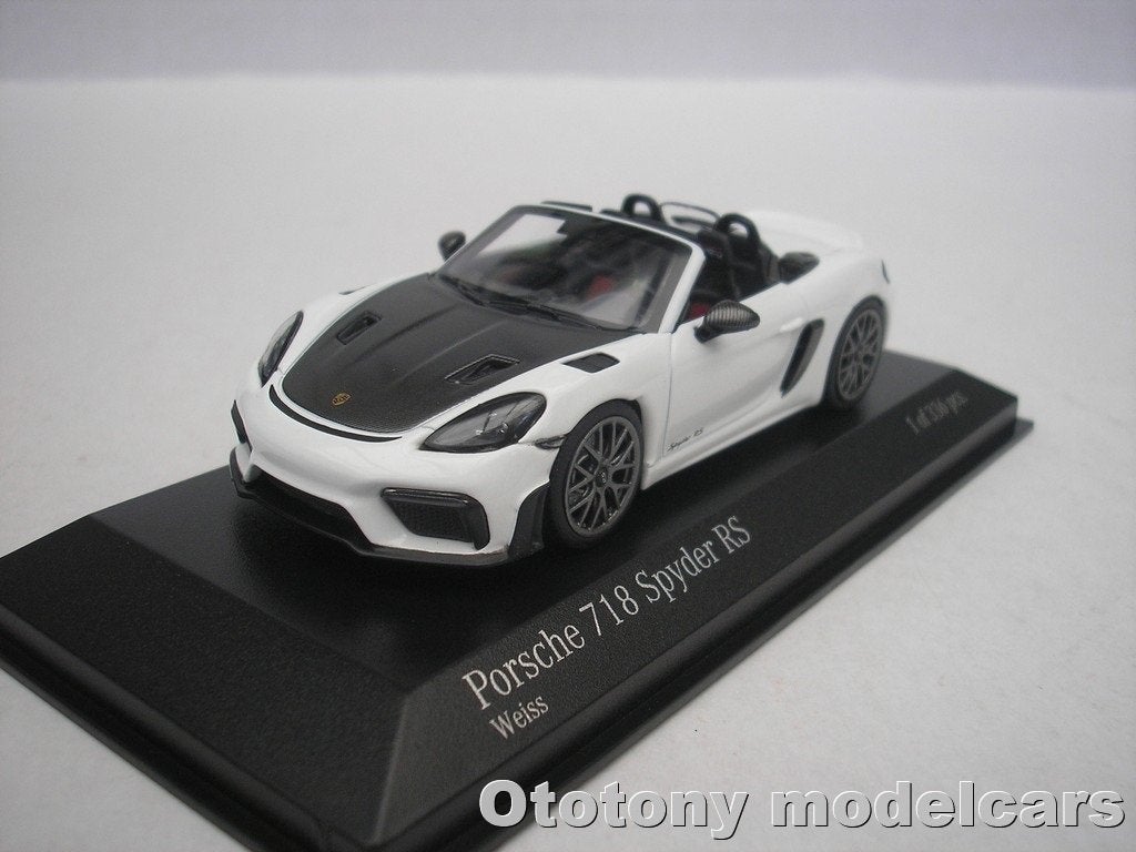 Porsche 718 Spyder RS 2023 Wit 1/43 Minichamps, Hobby en Vrije tijd, Modelauto's | 1:43, Ophalen of Verzenden, Nieuw, Auto, MiniChamps