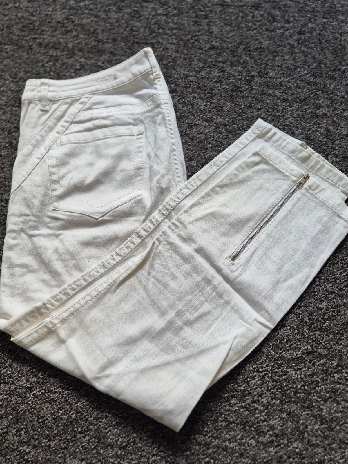 Marccain broek maat 4, Ophalen of Verzenden, Zo goed als nieuw, Wit, W33 - W36 (confectie 42/44)