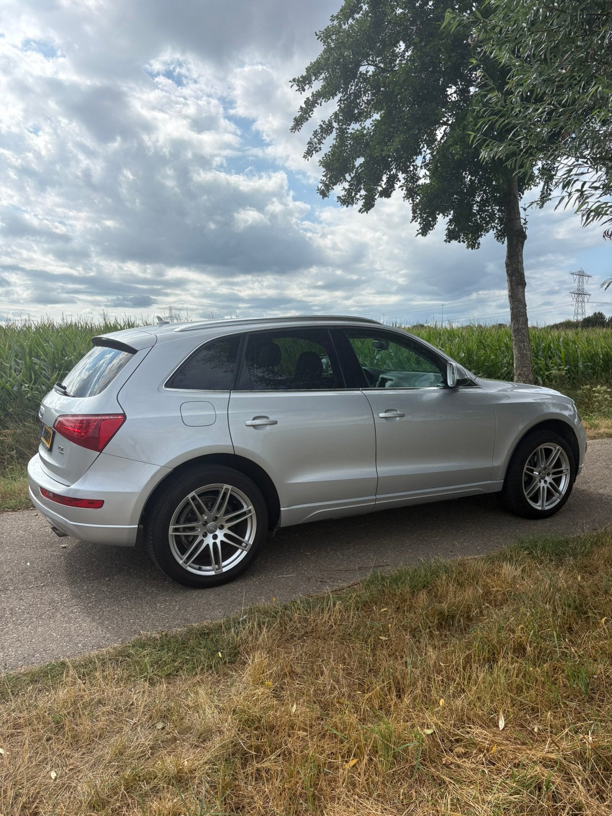 Audi Q5 2.0 Tfsi Quattro S-tronic 2009 Grijs, Auto's, Audi, Automaat, 1730 kg, Zwart, 4 cilinders