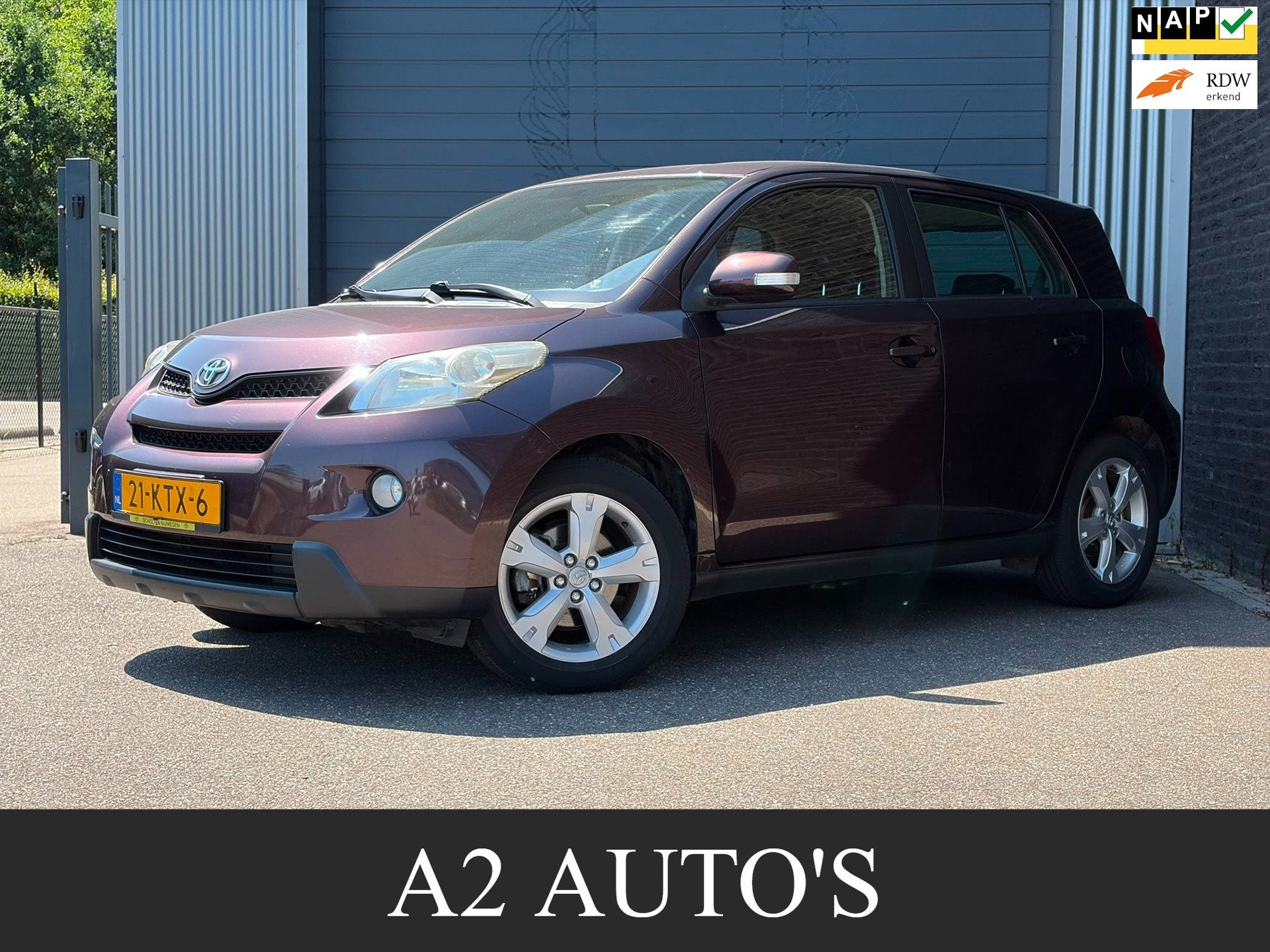 Toyota Urban Cruiser 1.3 VVT-i Aspiration Airco|Nap, Voorwielaandrijving, 49 €/maand, Bedrijf, Grijs