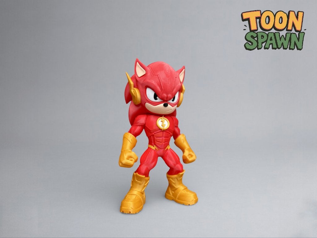 Sonic Flash – 27,5 cm – Speed Force Mash‑up Figuur, Ophalen of Verzenden, Nieuw, Overige typen
