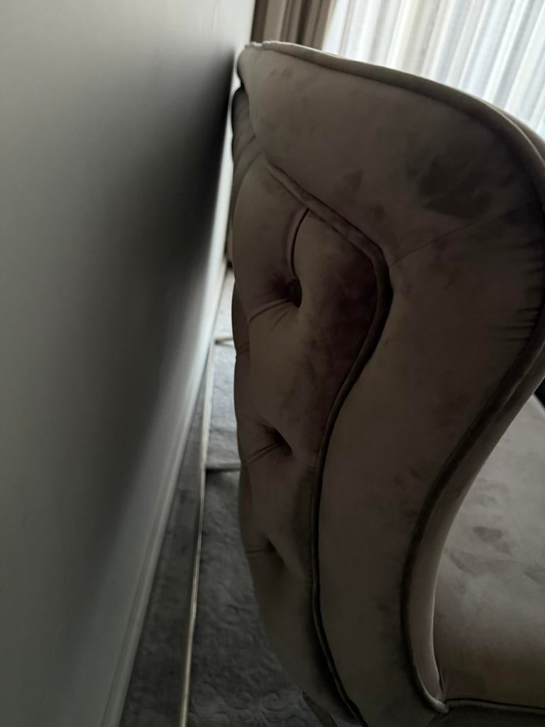 Leuke bank en 2 eetstoelen - Zo goed als nieuw, Huis en Inrichting, Banken | Bankstellen, 150 tot 200 cm, Driepersoons, 75 tot 100 cm