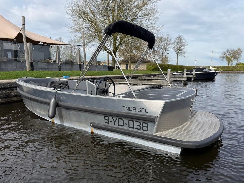 Aluship Tender 600 – 50PK Honda –Zeer compleet & instapklaar, Tender, Aluminium, Zo goed als nieuw, Ophalen
