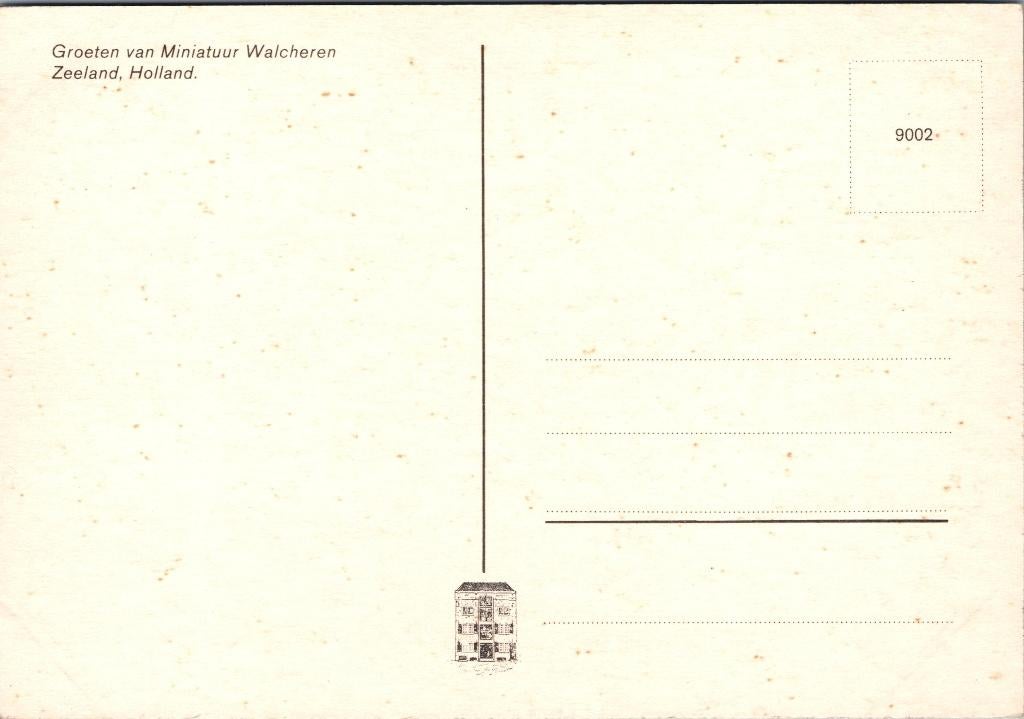 Miniatuur Walcheren (3x), Verzenden, 1960 tot 1980, Ongelopen, Zeeland