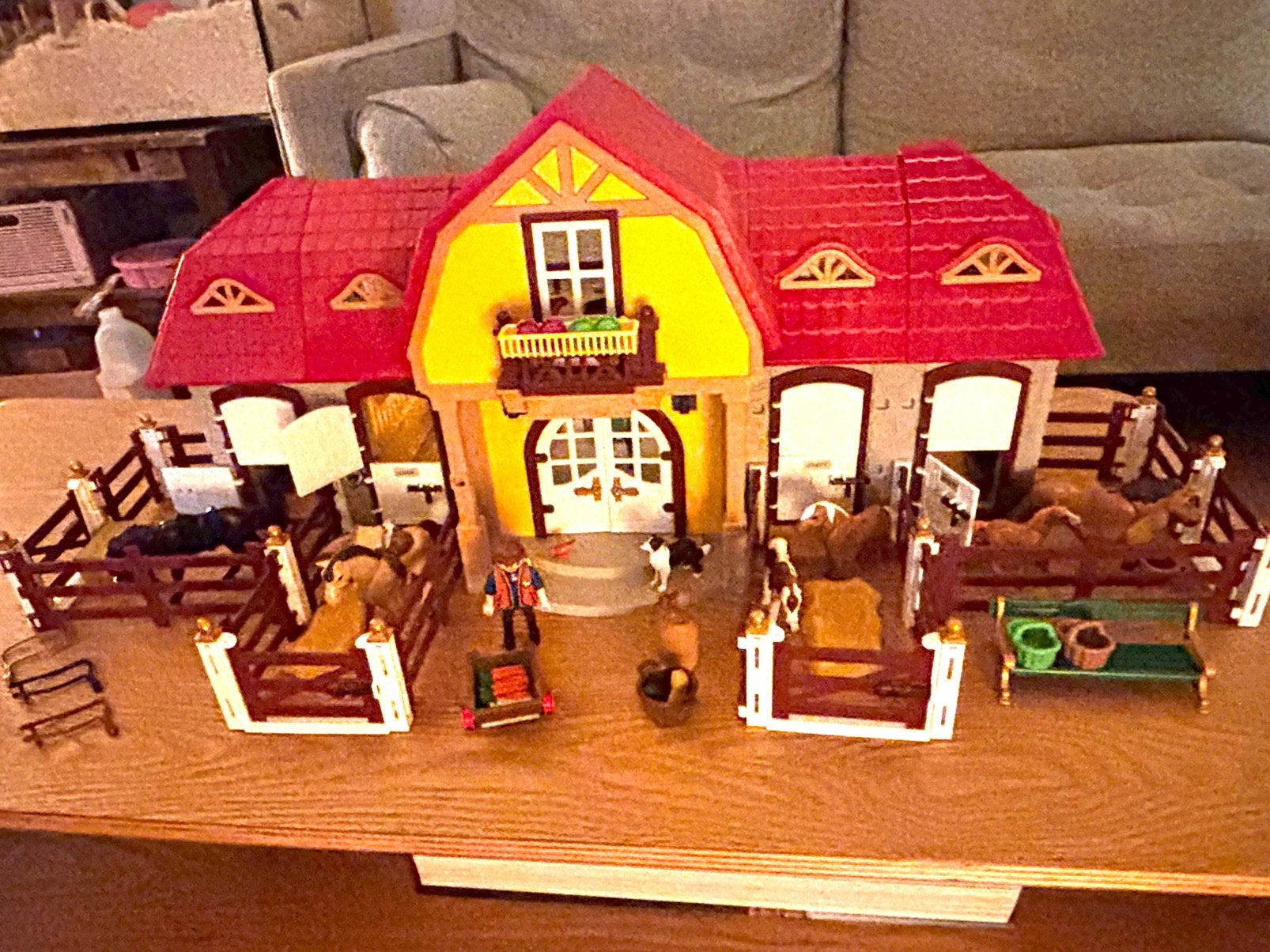 Playmobil Paarden ranch, Kinderen en Baby's, Ophalen of Verzenden, Zo goed als nieuw