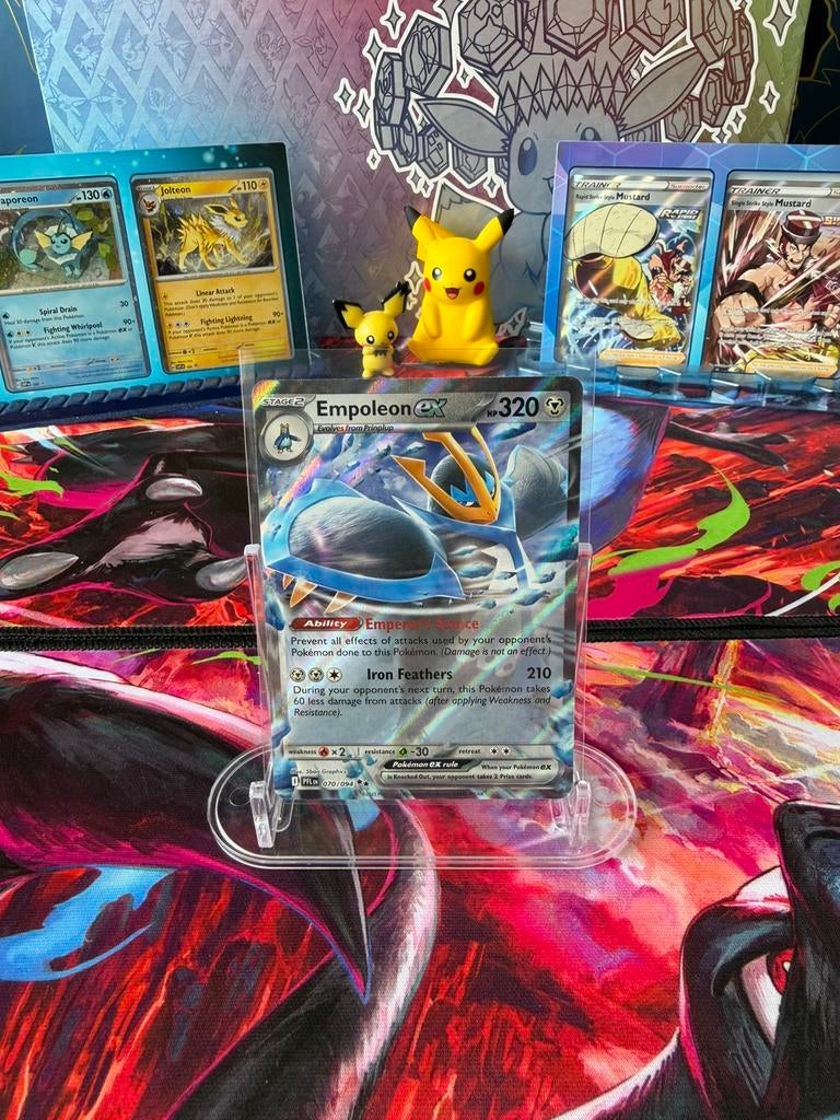 Empoleon EX - Pokemon Phantasmal Flames (PFL 070), Ophalen of Verzenden, Nieuw, Losse kaart