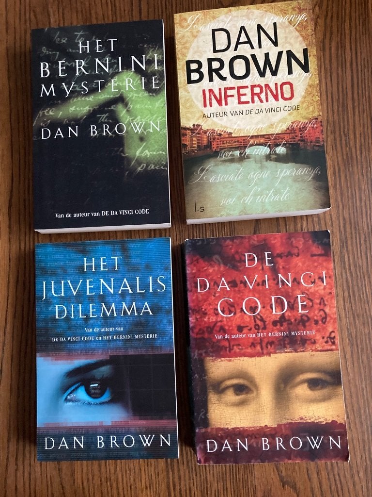 4 boeken van Dan Brown, Boeken, Ophalen of Verzenden, Gelezen, Dan Brown