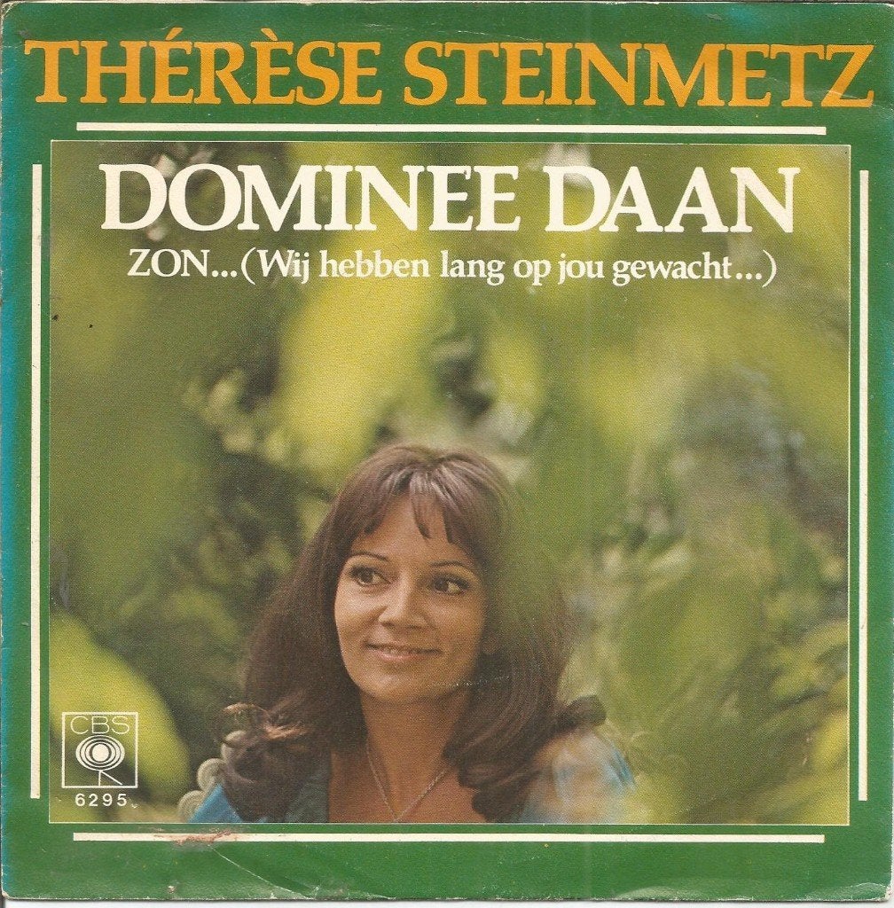 Thérèse Steinmetz – Dominee Daan (1978), 7 inch, Ophalen of Verzenden, Zo goed als nieuw, Gesigneerd