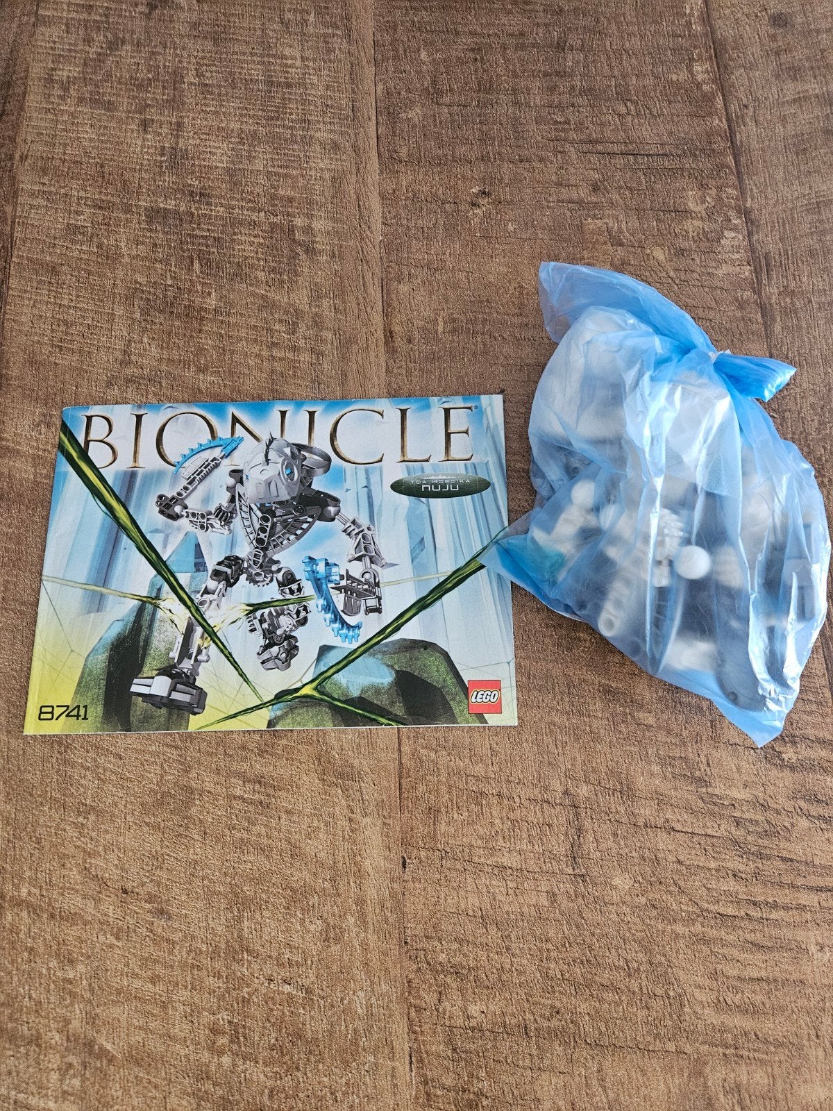 Lego Bionicle 8741 Toa Huju met instructies, Gebruikt, Bionicle, Lego, Compleet