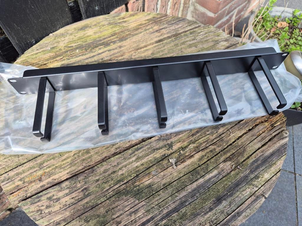Black Box 19 inch kabelmanagement paneel 1U, Ophalen of Verzenden, Nieuw, Intern, Black Box
