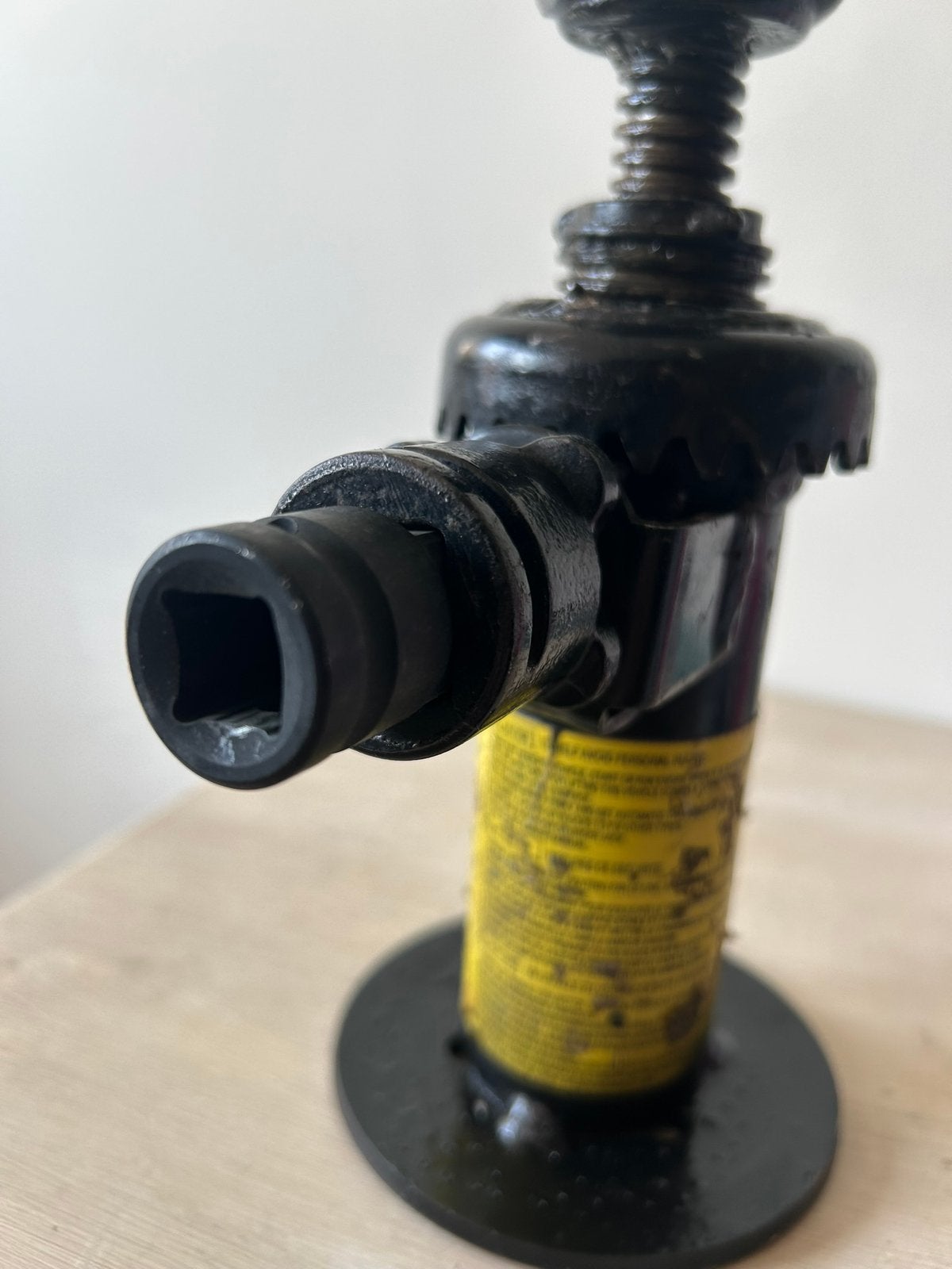 Mechanische pot krik 1,5 ton, Ophalen of Verzenden, Gebruikt, Mechanisch, Potkrik