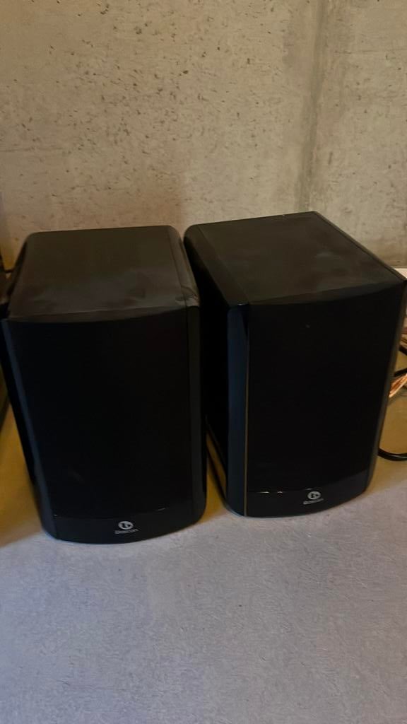 Boston a25 zwarte boxen, Ophalen, Gebruikt, Front, Rear of Stereo speakers, Overige merken