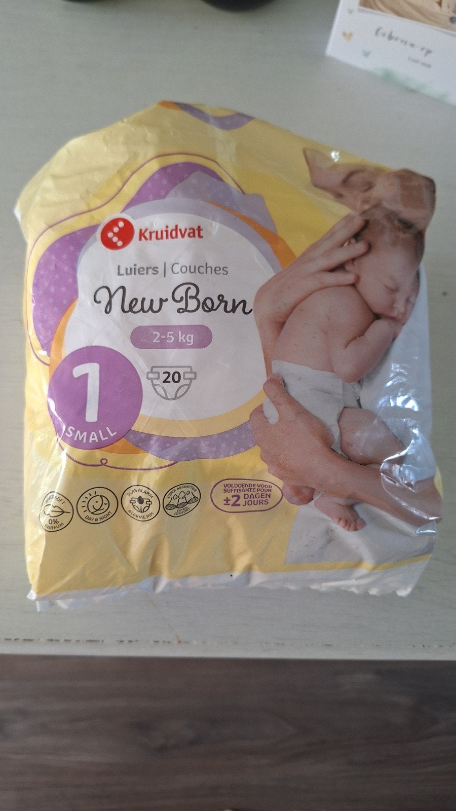 Kruidvat New Born luiers maat 1 (2-5 kg) - 15 stuks, Ophalen, Nieuw