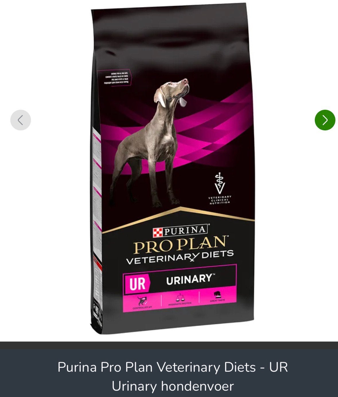 2 ongeopende zakken Purina UR, Ophalen, Hond