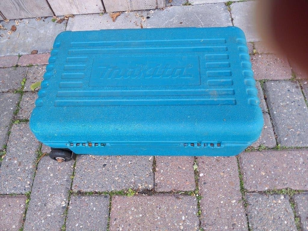 gereedschapskoffer Makita boormachine, incl.bitset, Doe-het-zelf en Verbouw, Gereedschap | Handgereedschap, Ophalen, Gebruikt