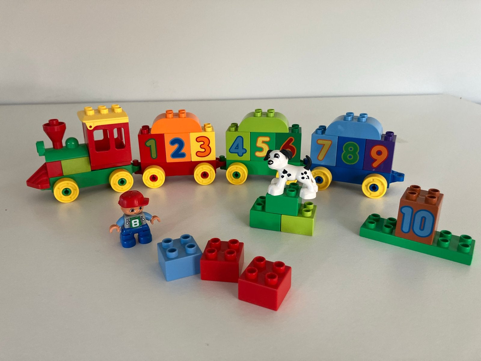 LEGO Duplo 10558 Cijfertrein met extra blokken en figuurtjes, Kinderen en Baby's, Ophalen of Verzenden, Gebruikt, Overige merken