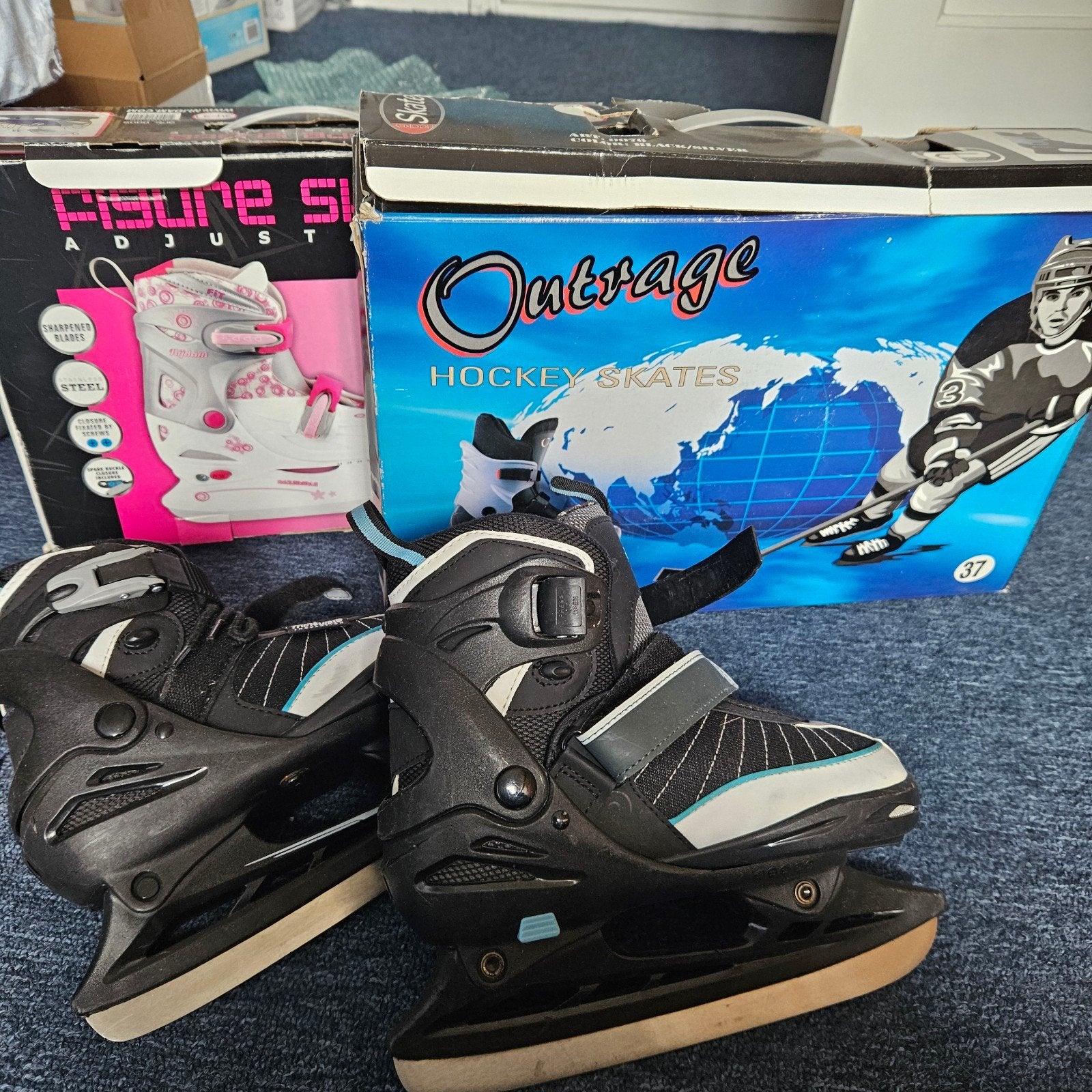 3 paar schaatsen, Sport en Fitness, Schaatsen, Ophalen, Noren