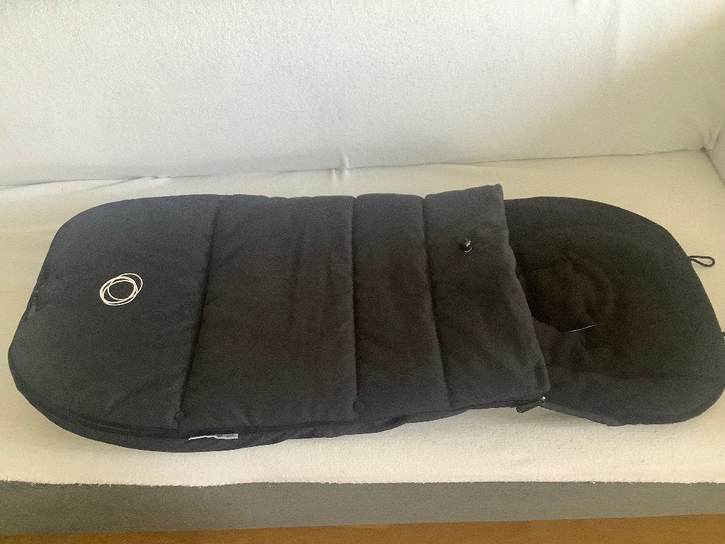 Bugaboo voetenzak kinderwagen en buggy zwart, Ophalen, Zo goed als nieuw, Voetenzak