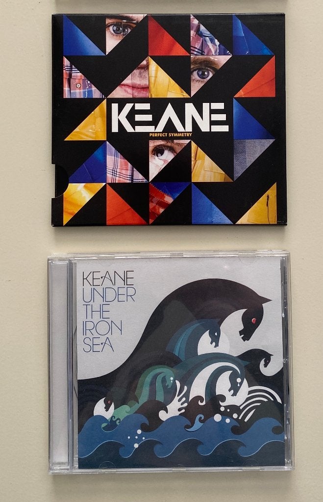 Keane - Perfect symmetry & Under the iron sea, Ophalen of Verzenden, Zo goed als nieuw, Pop