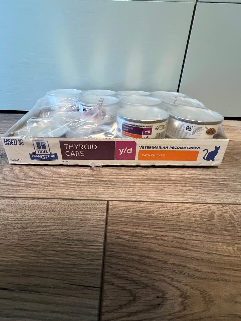 Hill’s Diet y/d Thyroid Care Kattenvoer 20 blikjes, Dieren en Toebehoren, Dierenvoeding, Kat, Ophalen of Verzenden