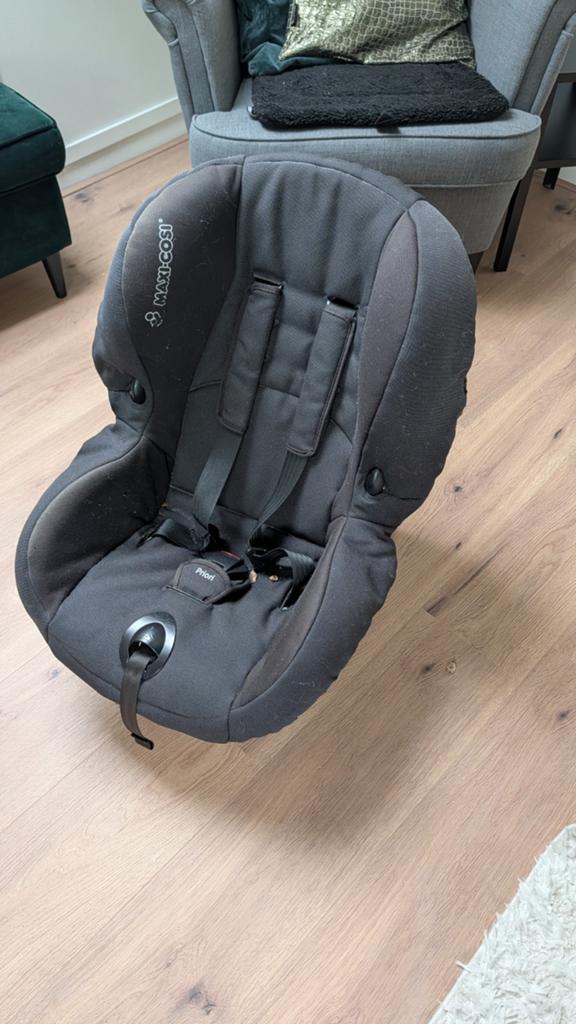 Maxi-Cosi Priori autostoel - Zwart, Ophalen, 9 t/m 18 kg, Maxi-Cosi, Gebruikt