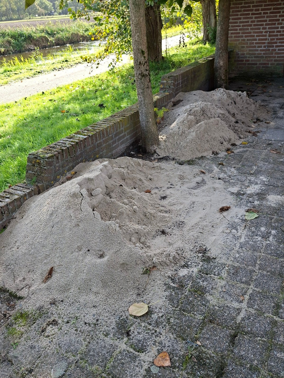 Ophoogzand, Tuin en Terras, Ophalen, Zo goed als nieuw, Ophoogzand