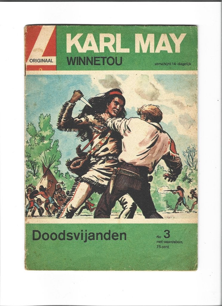 Oude Karl May ( Winnetou ) comic uit 1964, Metropolis, Amerika, Verzenden, Gelezen, Eén comic