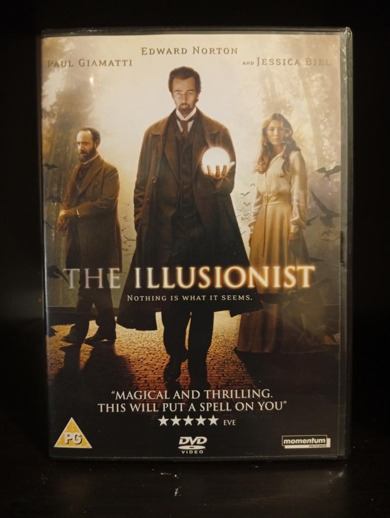 The Illusionist DVD met Edward Norton en Jessica Biel, Cd's en Dvd's, Alle leeftijden, Ophalen of Verzenden, Zo goed als nieuw