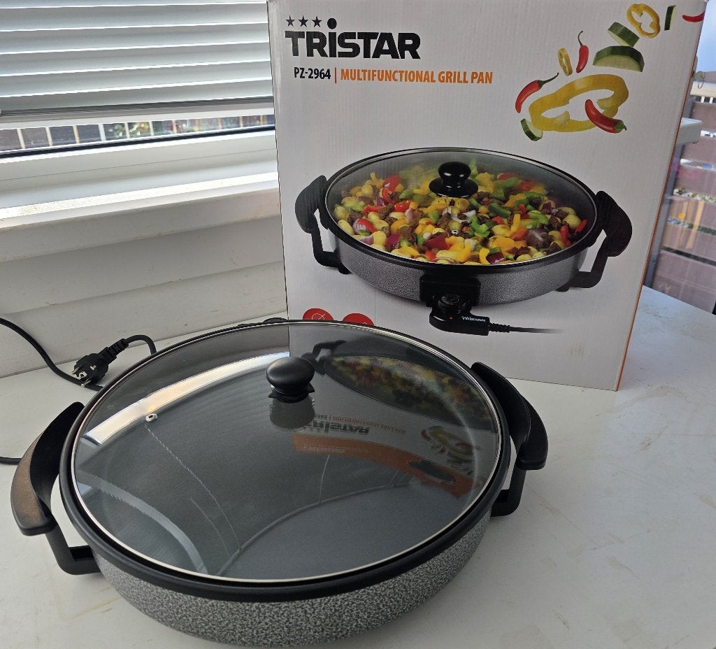 Tristar PZ-2964 multifunctional grill pan.  , Overige typen, Ophalen of Verzenden, Zo goed als nieuw, Rvs
