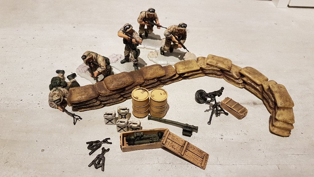 Forces of Valor US 101st Airborne Div. Kuwait 1991 #83002, Ophalen of Verzenden, Zo goed als nieuw, Groter dan 1:35, Figuur of Figuren