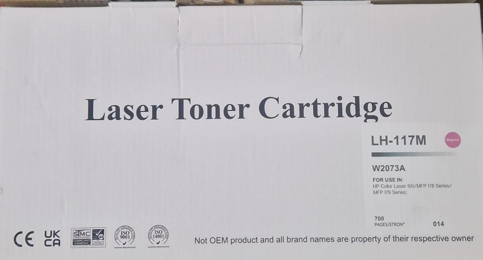 Laser Toner Cartridge voor HP Printers - Zwart en Magenta, Ophalen of Verzenden, Nieuw, Toner, HP compatibel