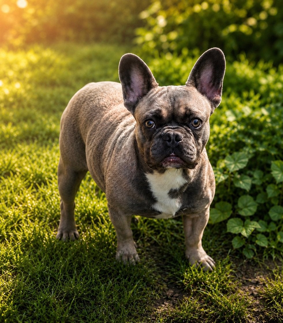 Franse bulldog dekreu bleu fawn, Dieren en Toebehoren, Reu, CDV (hondenziekte), 1 tot 2 jaar, Bulldog