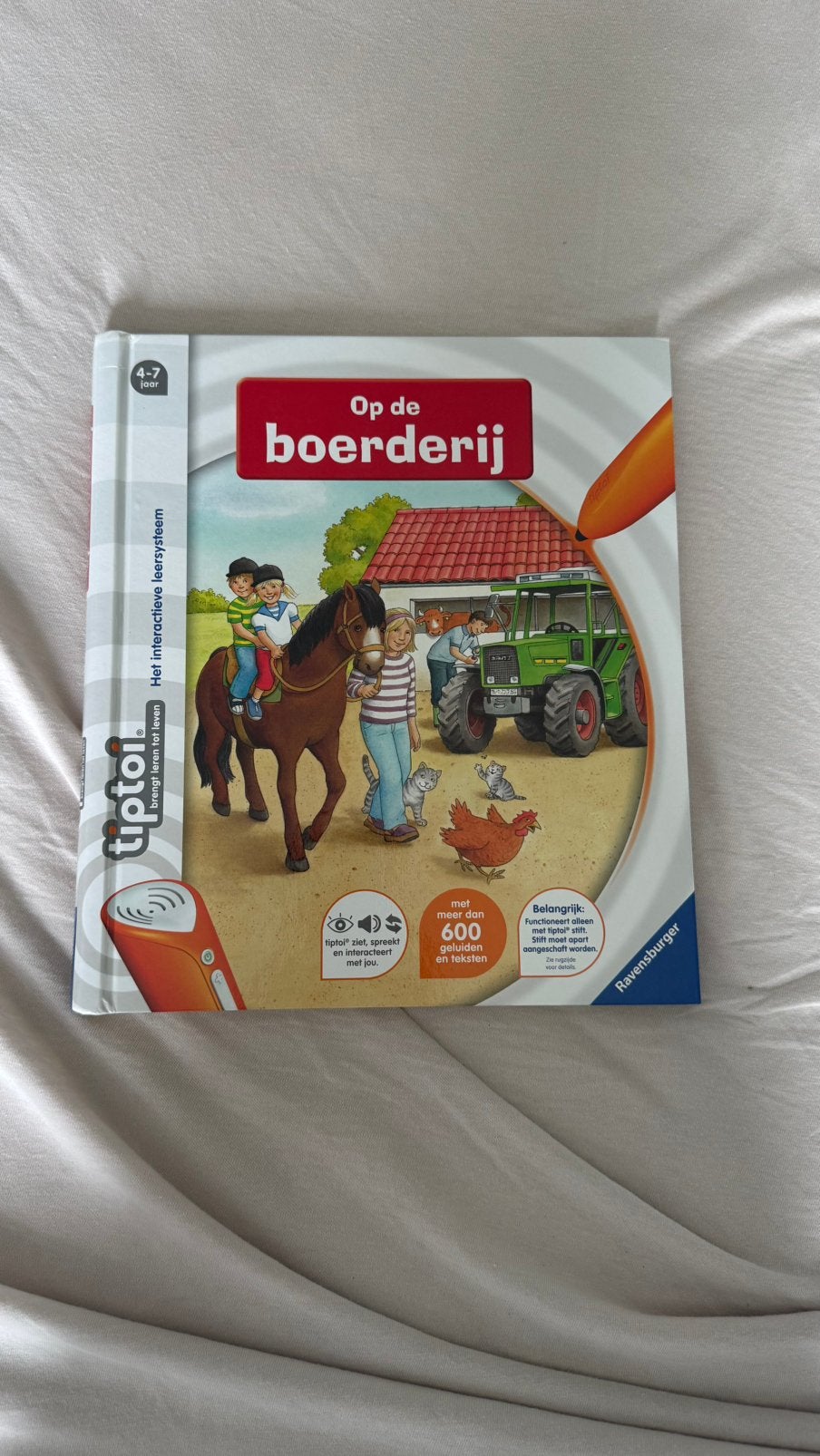 Tiptoi op de boerderij, Boeken, Jongen of Meisje, Ophalen of Verzenden, Zo goed als nieuw, Voorleesboek