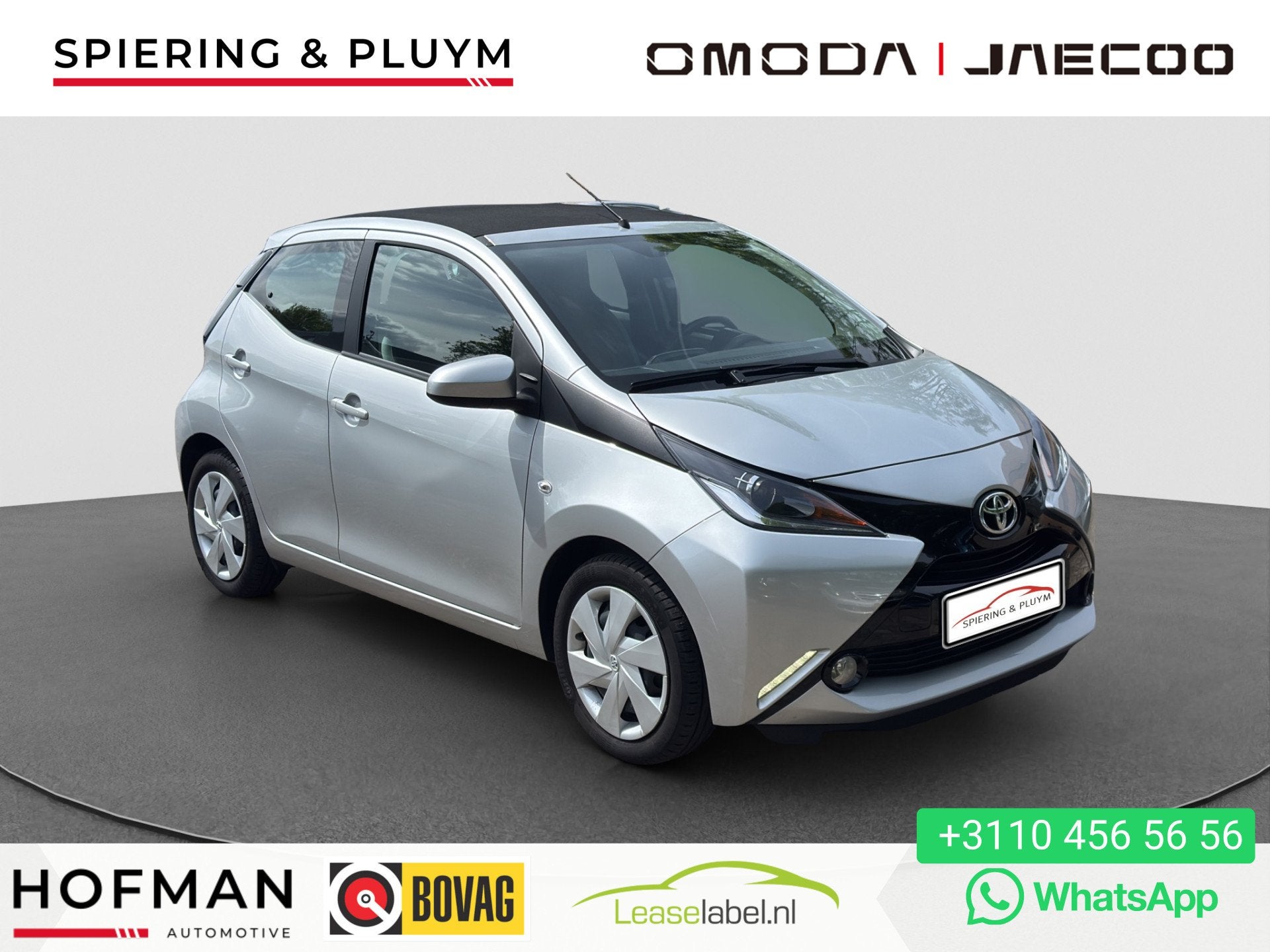 Toyota Aygo 1.0 VVT-i X-Wave | Softtop | LMV | NAP, Auto's, Voorwielaandrijving, Stof, Gebruikt, 4 stoelen